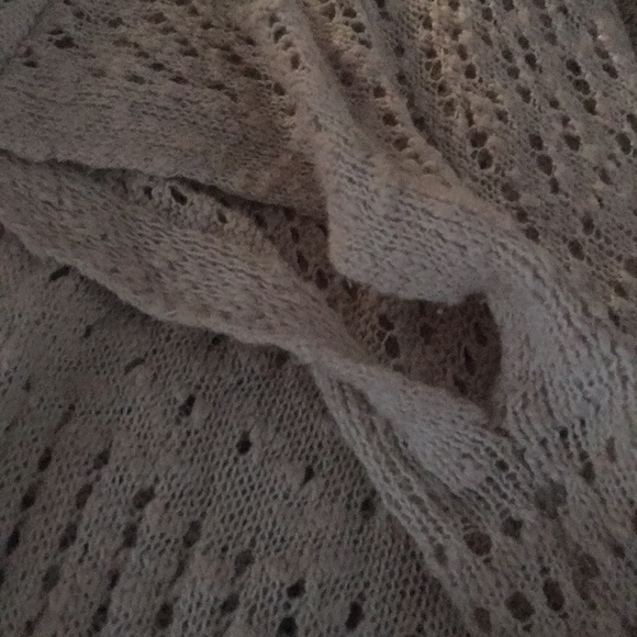 Short sleeve crochet open-knit cardigan - Picture 4 of 4